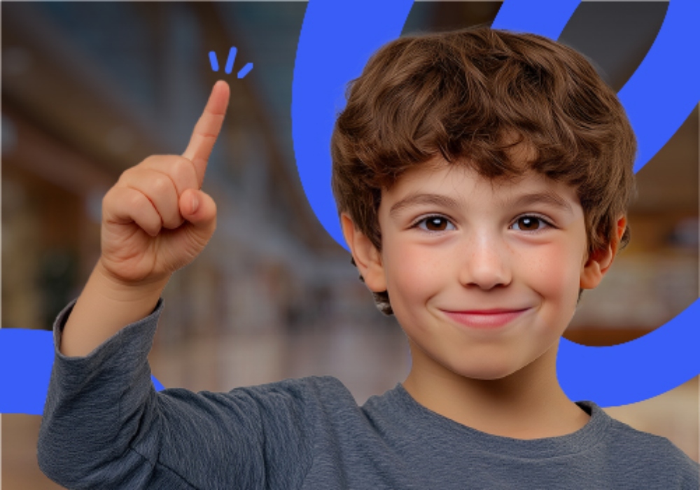 Niño sonriendo