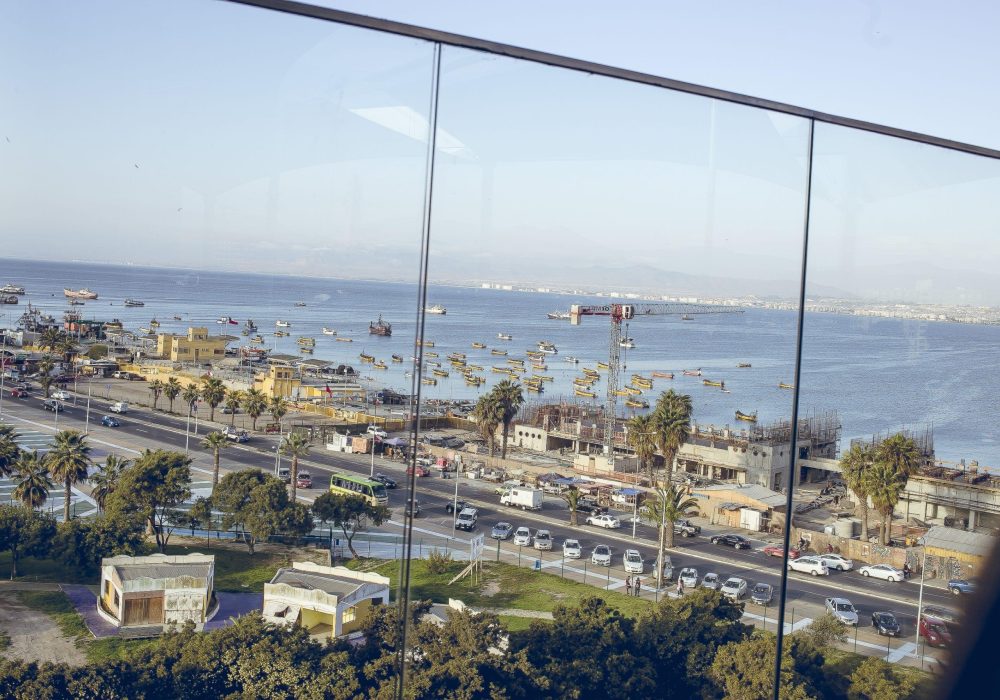 Vista de Coquimbo desde la terraza