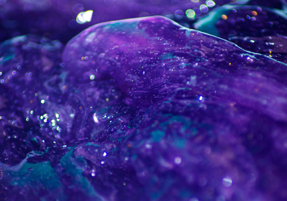 Slime de color morado