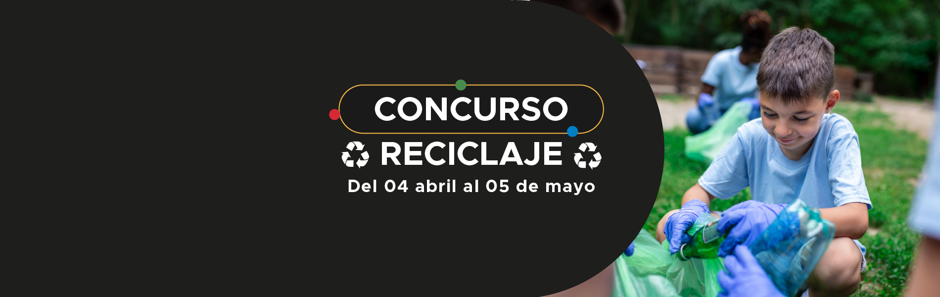 Banner concurso de reciclaje
