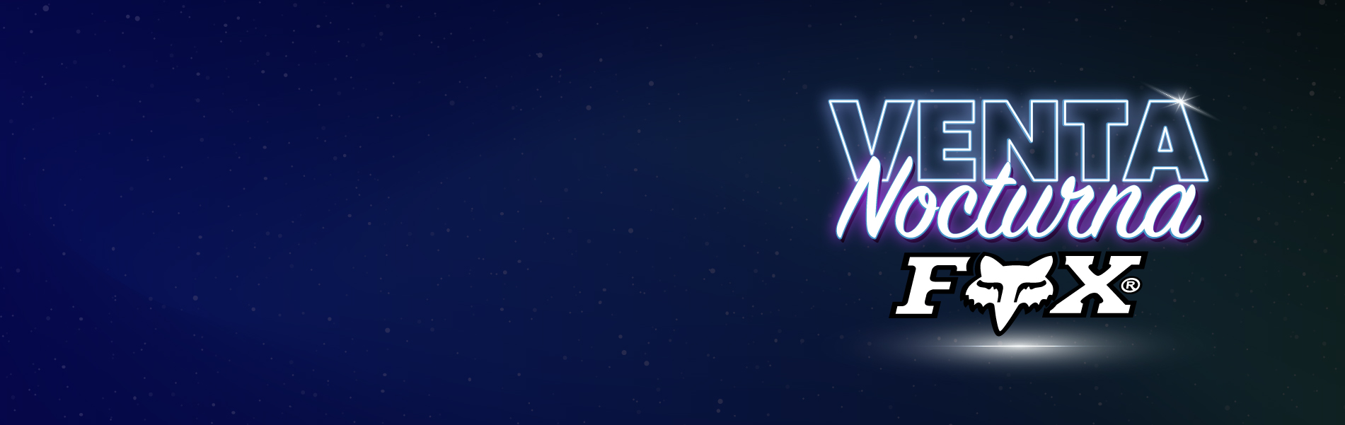 Banner venta nocturna