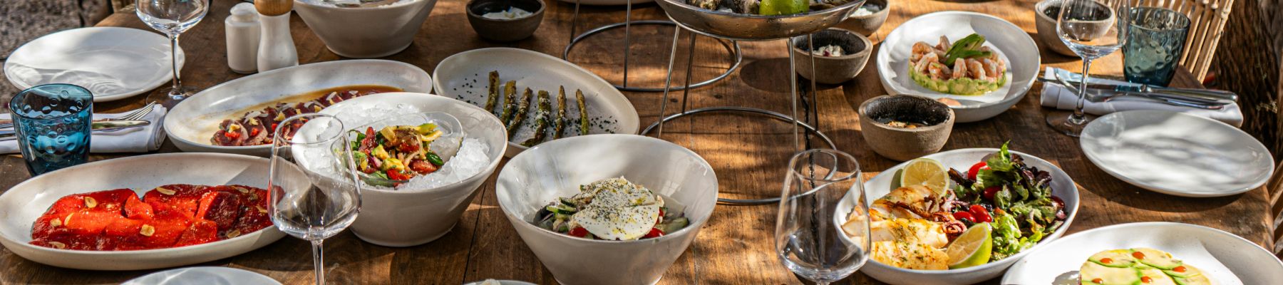 Diferentes platos gastronómicos